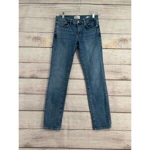 Frame Le Garcon Boyfriend Mid Rise Stretch Jeans‎ Women's Size 25 Blue